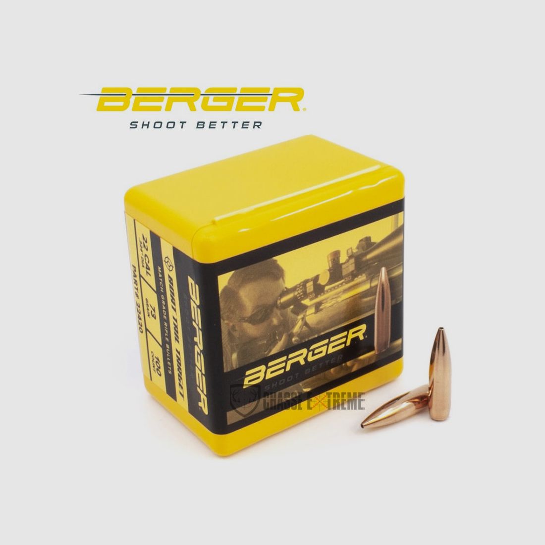 100 Geschosse BERGER Kal. 22 73gr BT Target, Bild 1 von 2