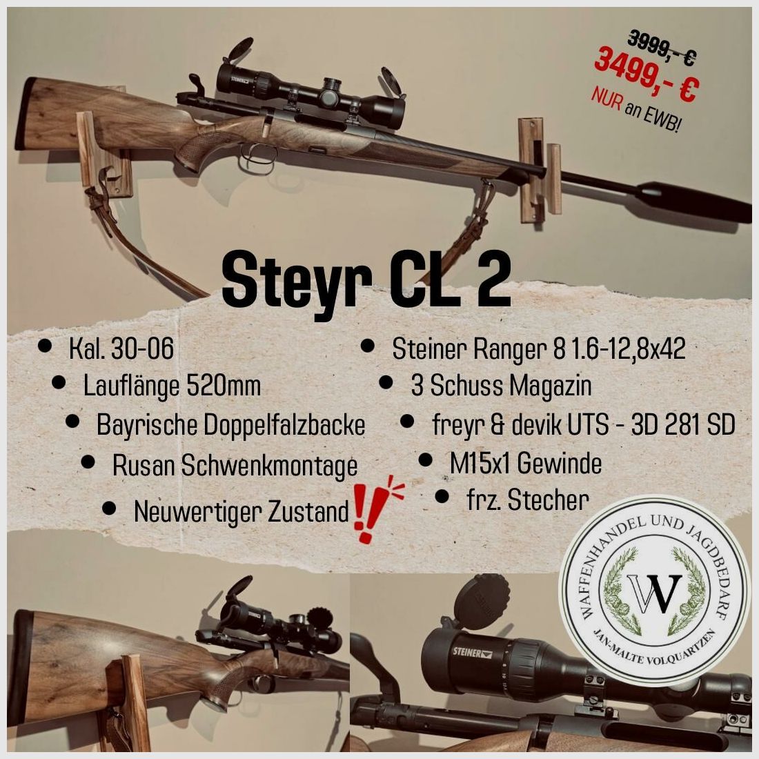 Steyer CL 2 30-06Spring