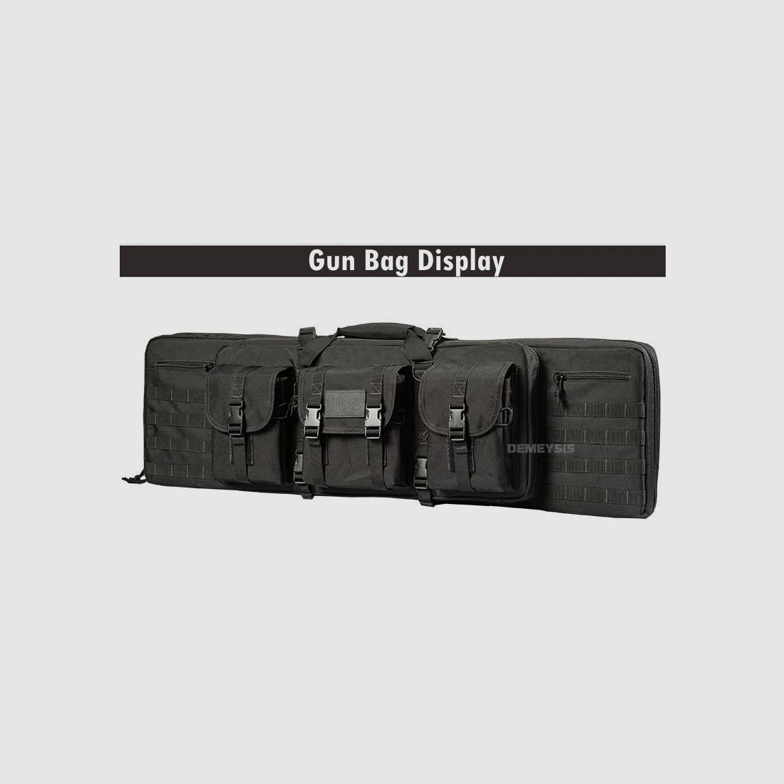 Taktische MOLLE-Waffentasche für 2 Gewehre – 600D Oxford – Rucksack & Tasche – 95 cm / 116 cm – Airsoft, Jagd, Schießsport