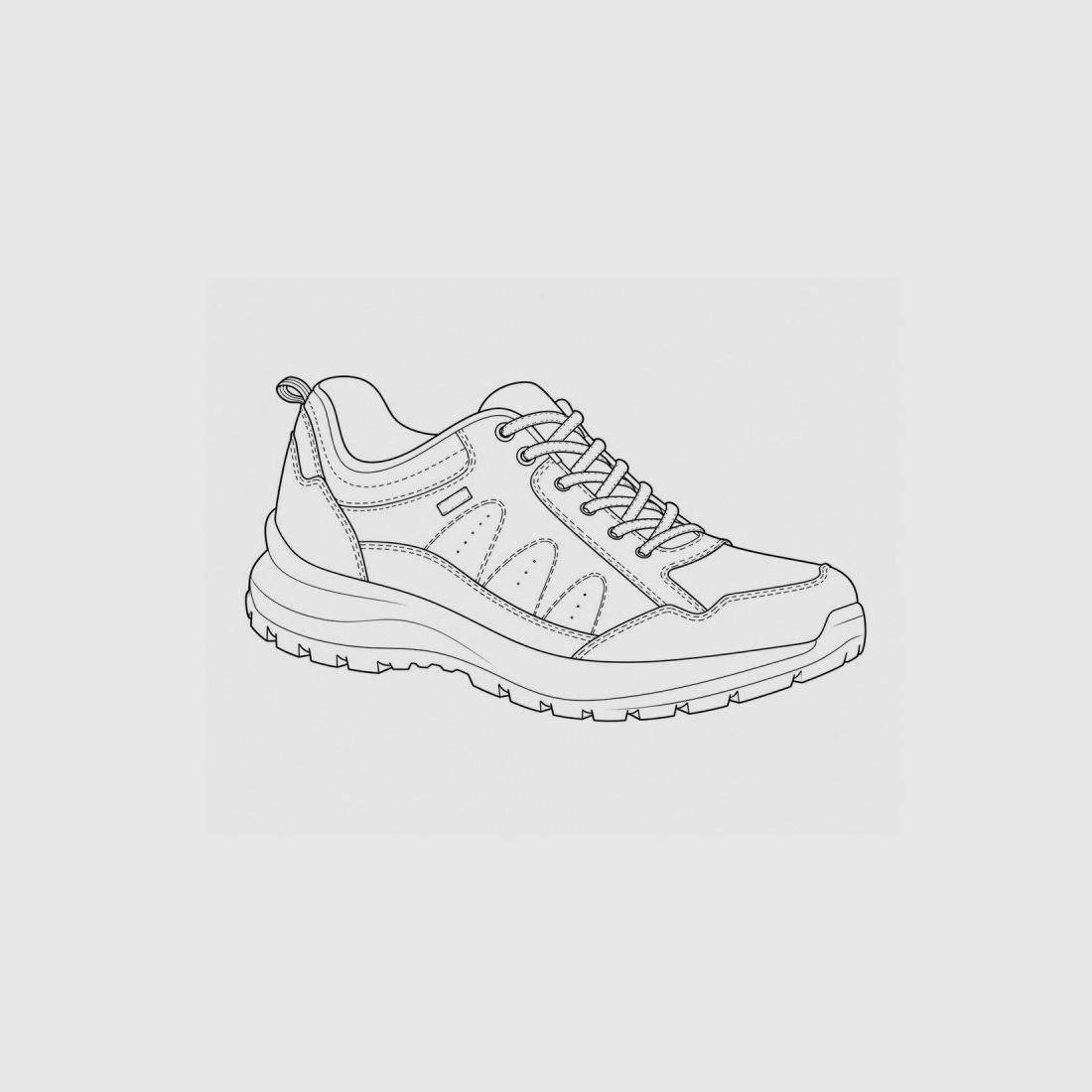 Schwarze niedrige Ayoka Dick Schuhe aus wasserdichtem Leder, Bild 14 von 14