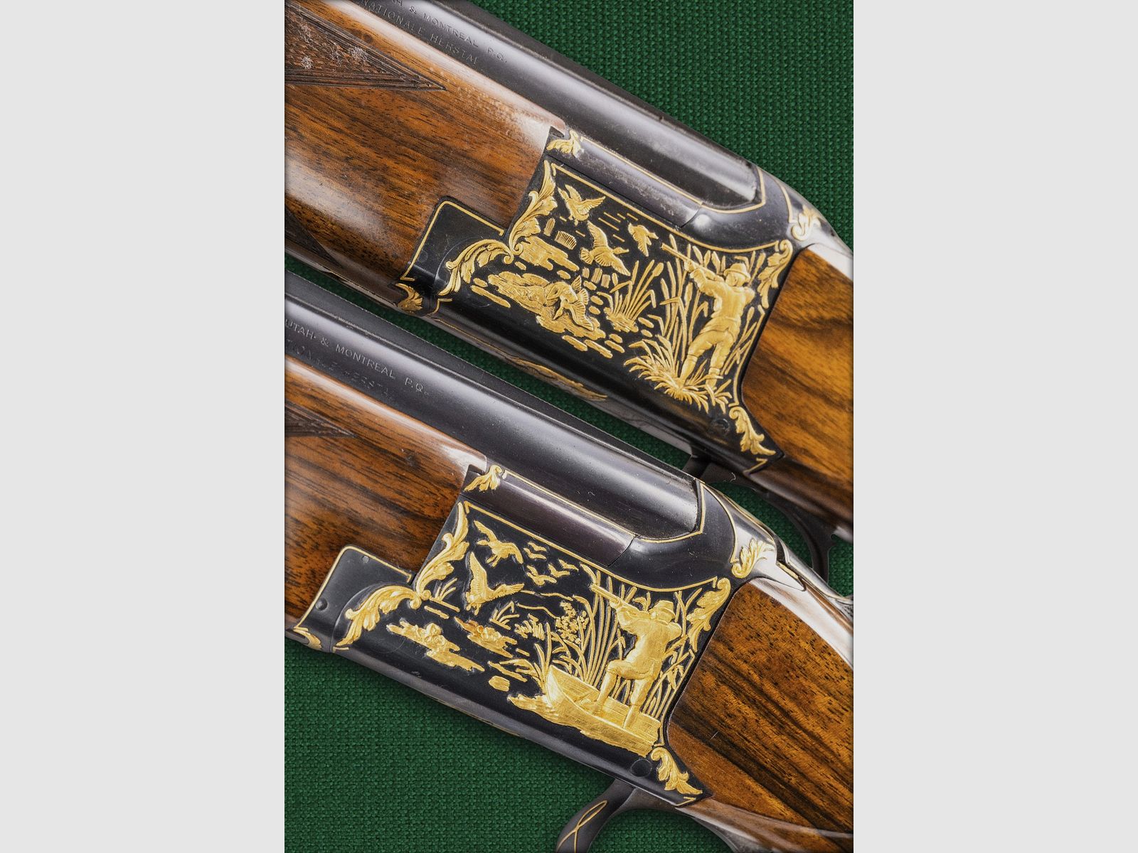 2 Browning B25 / FCS 25 Luxus-Flinten – Goldgravur – Sammlerzustand – Zertifikat