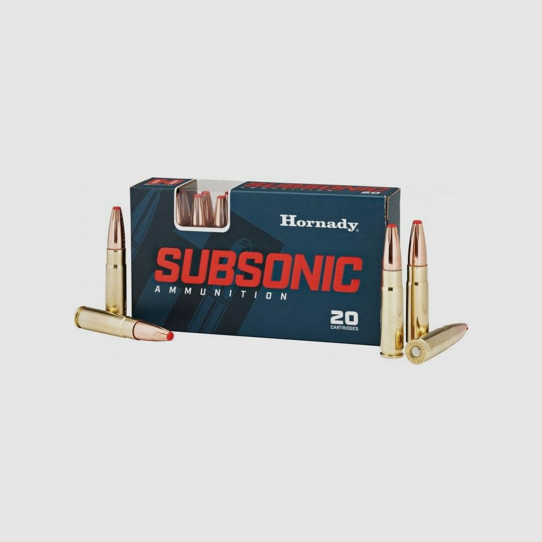 Hornady	 HORNADY .300blk Subsonic 190gr Sub-X