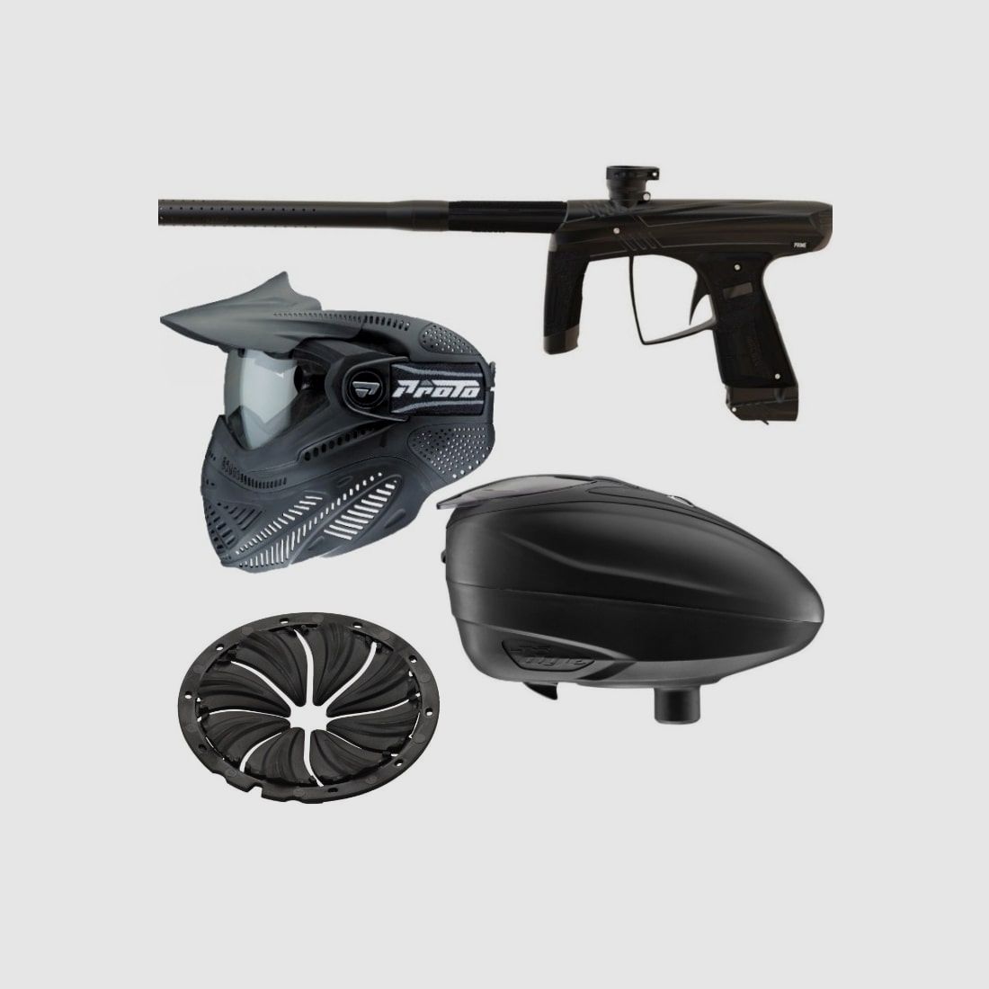 MacDev Prime Paintball Markierer Komplettpaket