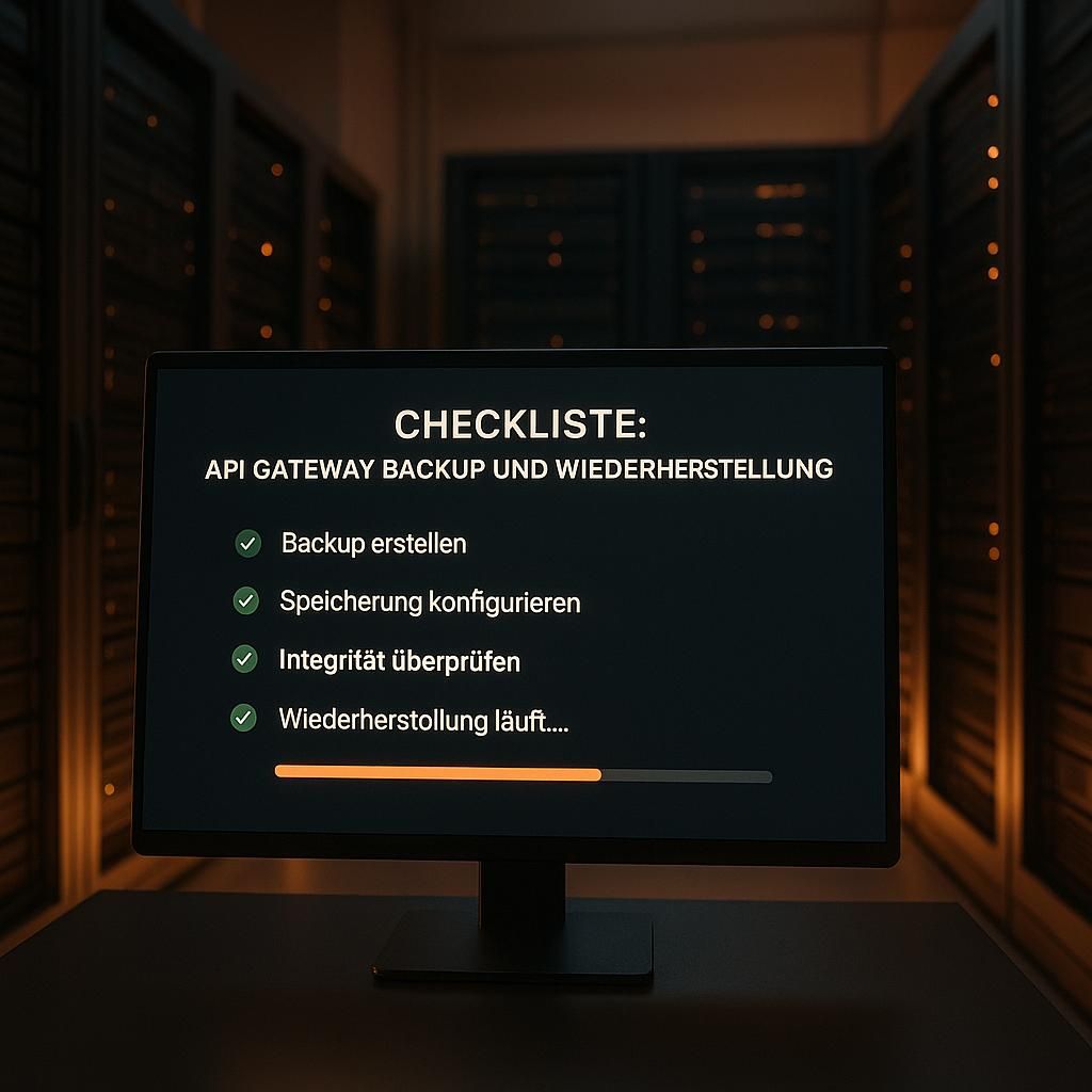 Checkliste: API Gateway Backup und Wiederherstellung