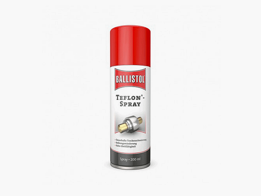BALLISTOL – TEFLON SPRAY LUBRIFICAZIONE A SECCO PTFE 200ml
