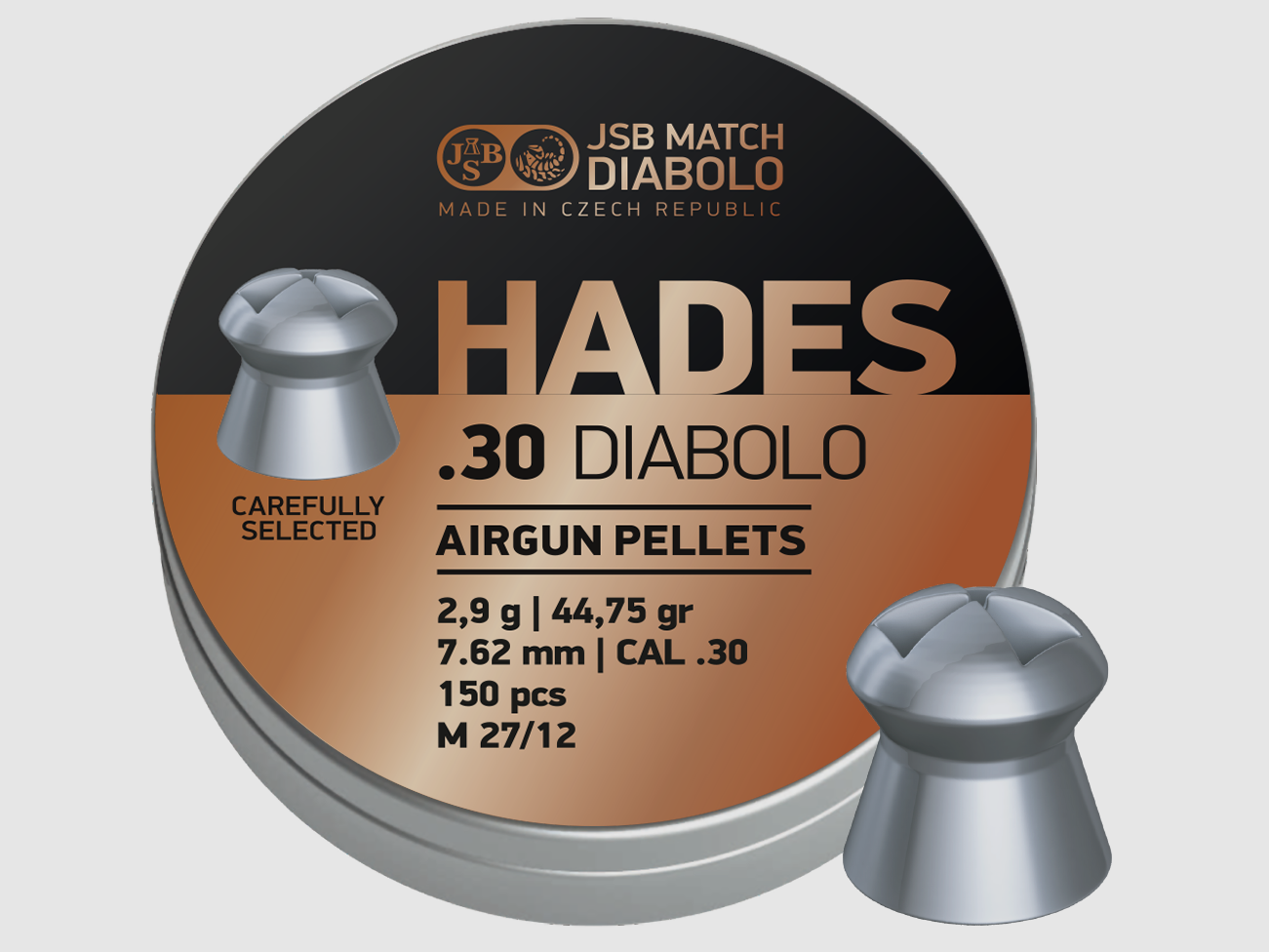 JSB Hades, cal. .30 / 7.62 mm