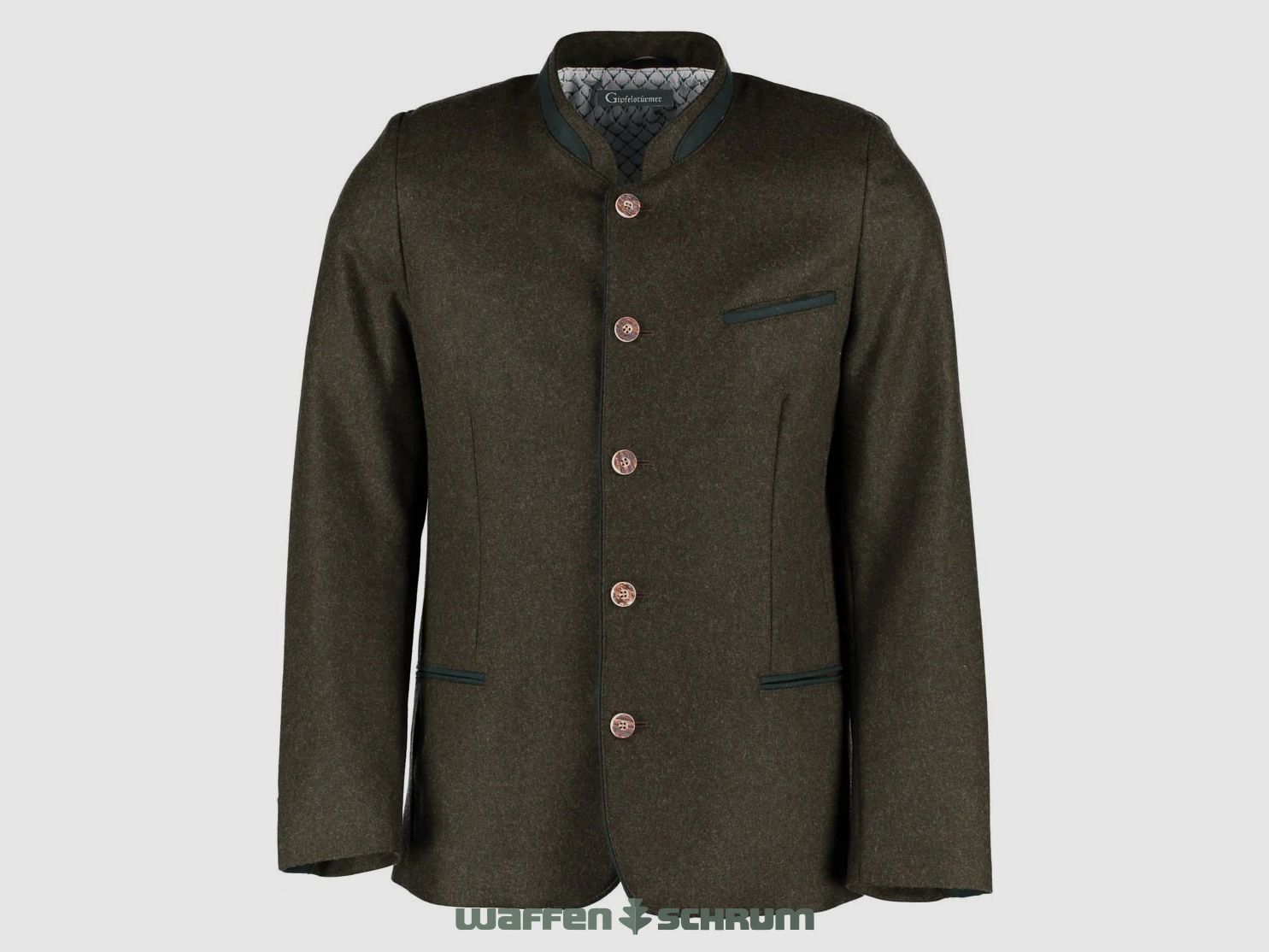 Veste de sommet Janker avec liseré et patte olive