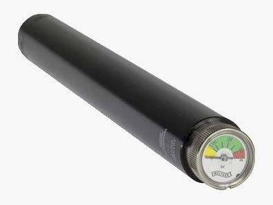Standard compressed air cylinder RIFLES WALTHER/HAMMERLI. LG1250 LG300 / AR20. steel 300 bar black 200ccm 750G with pressure gauge