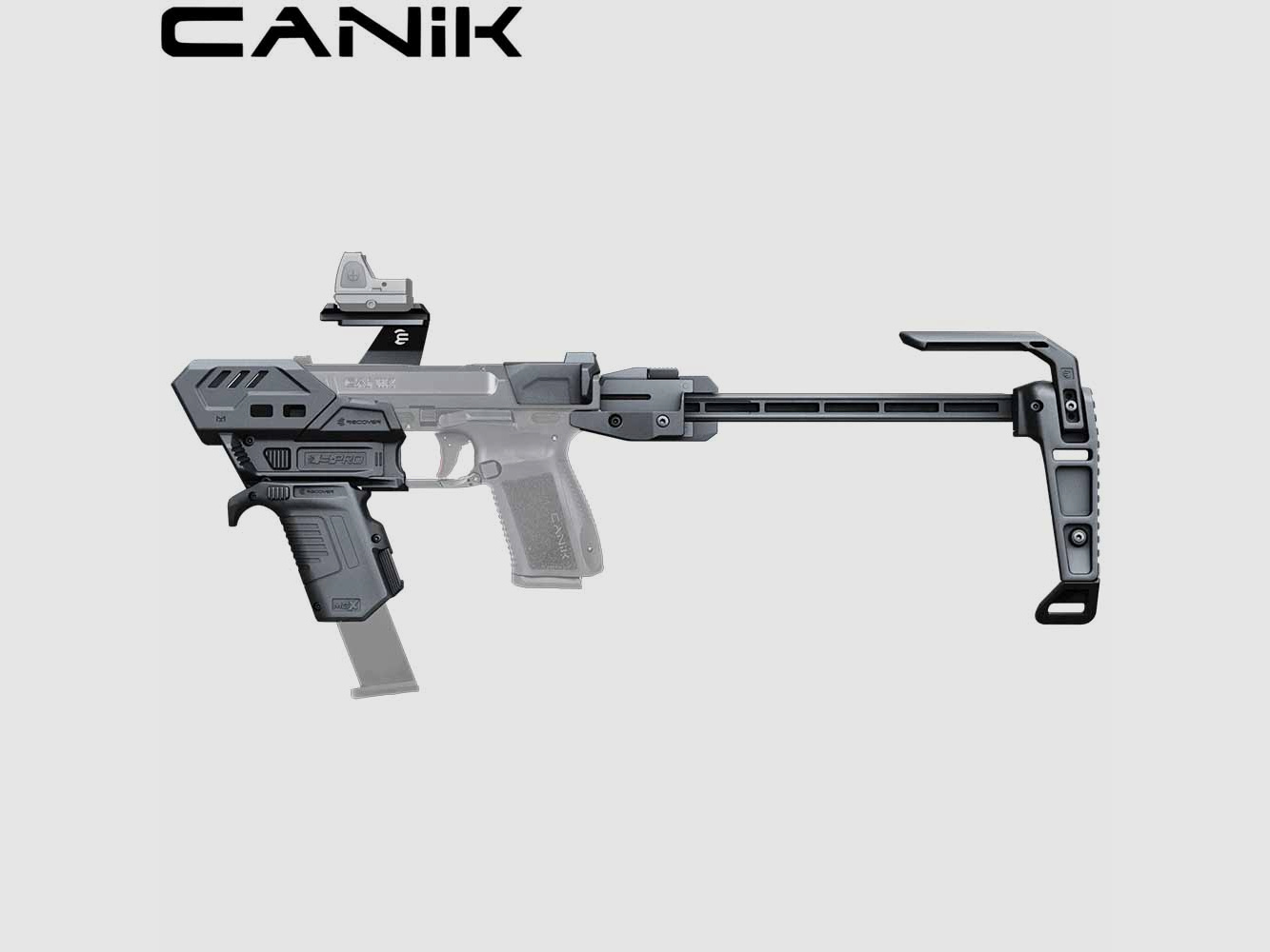 Recover S-PRO Full Kit für Canik TP9 SF Elite, TP9 SF Elite S & Mete SF, Black