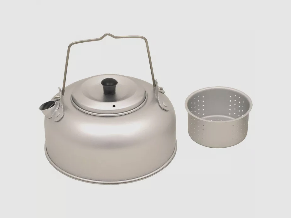 Hervidor de agua con infusor - Aluminio - 950 ml (1 Qt)