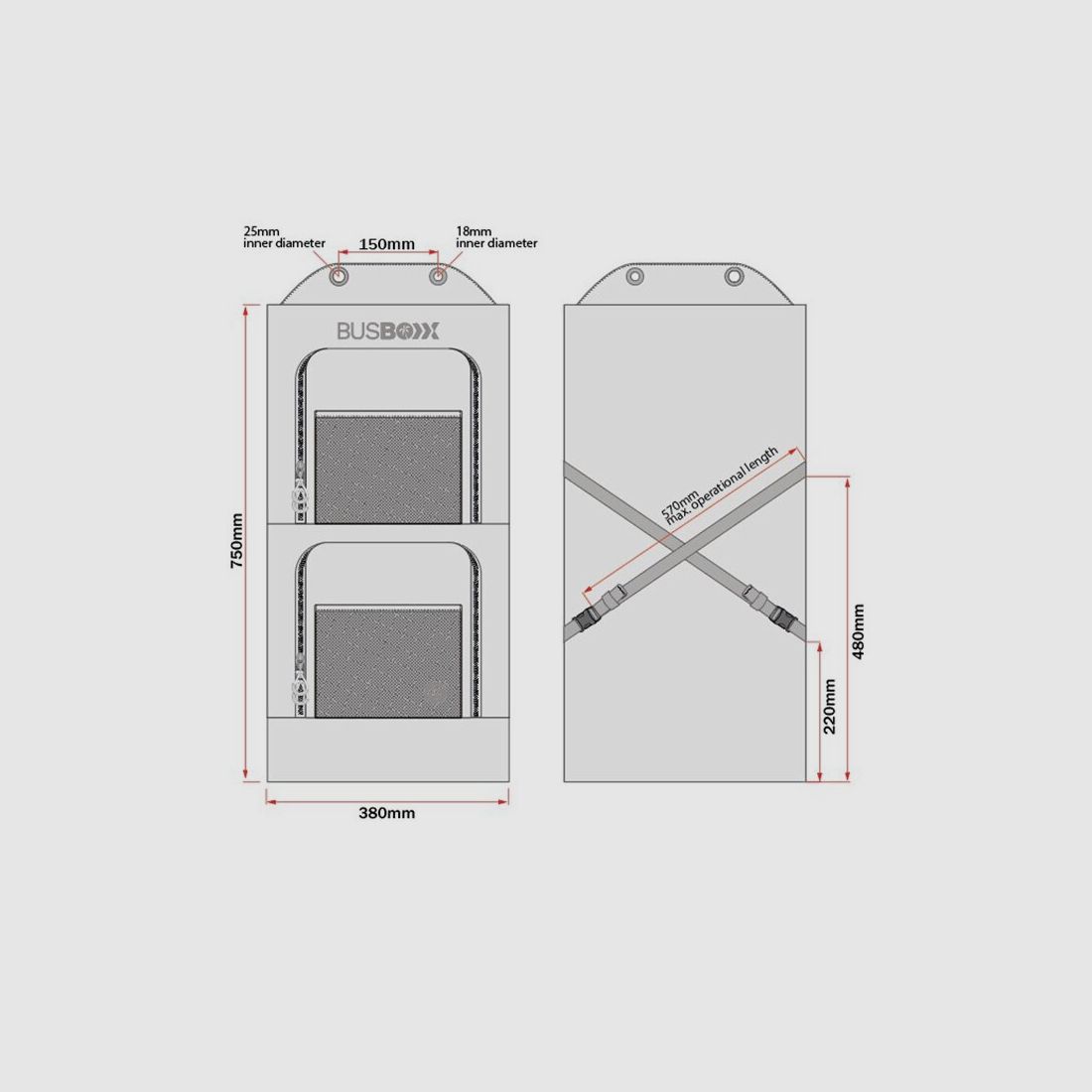 Organizer bag seatBOXX for VW T5/T6/T6.1, image 1 of 5