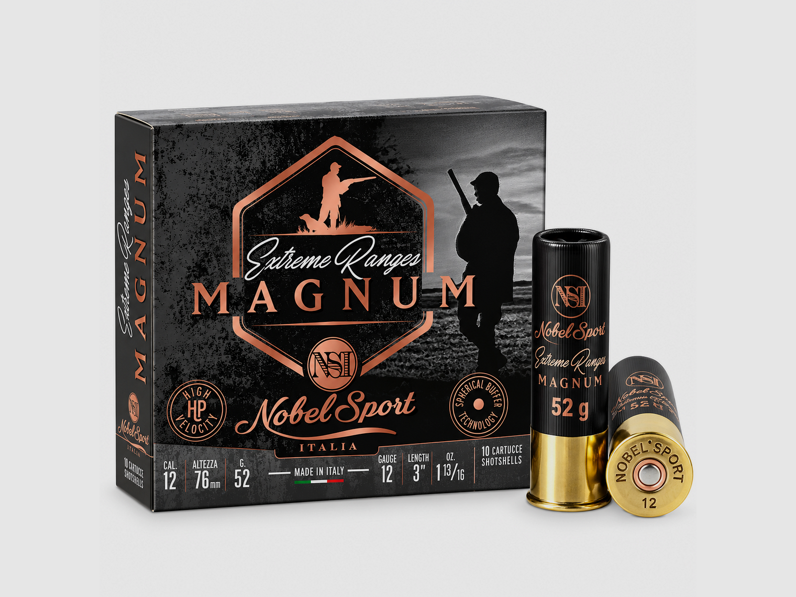 NOBEL SPORT EXTREME RANGES MAGNUM 52G KALIBER 12