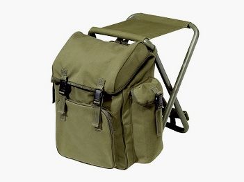 Sitzrucksack aus Leinen - Höhe:50cm