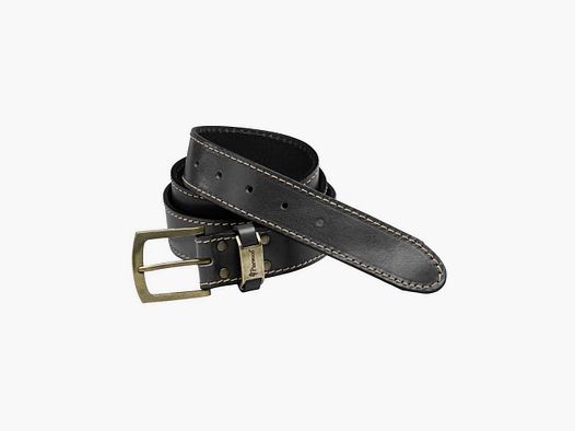 Ceinture Prestwick noire en cuir Pinewood