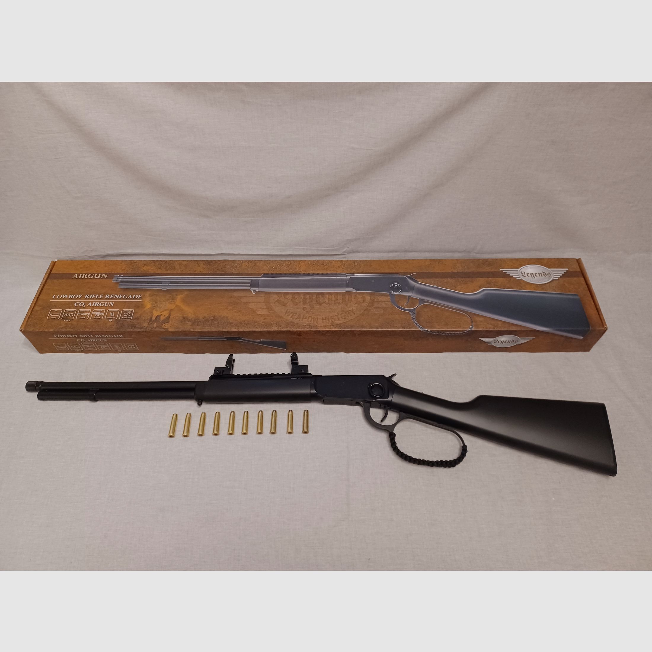 Legends Cowboy Rifle Renegade / 4,5 mm BB / CO2 / Gewehr / OVP (148).