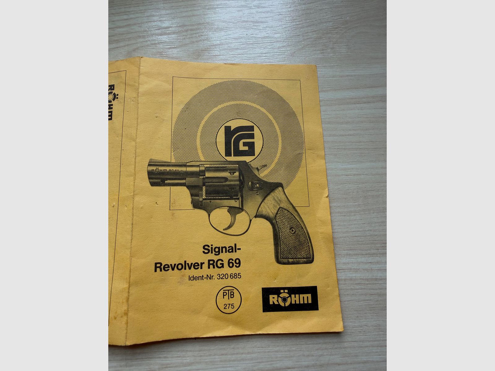 Röhm RG 69 Knall-und Gasrevolver PTB 275