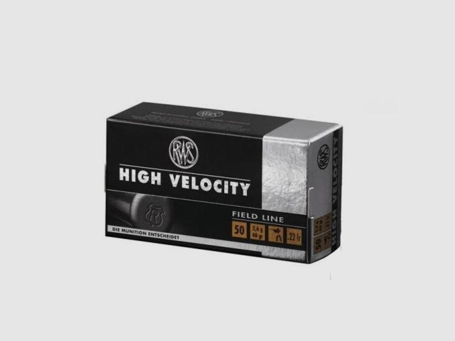 RWS High Velocity Patronen - Kal. .22 LR, afbeelding 1 van 3