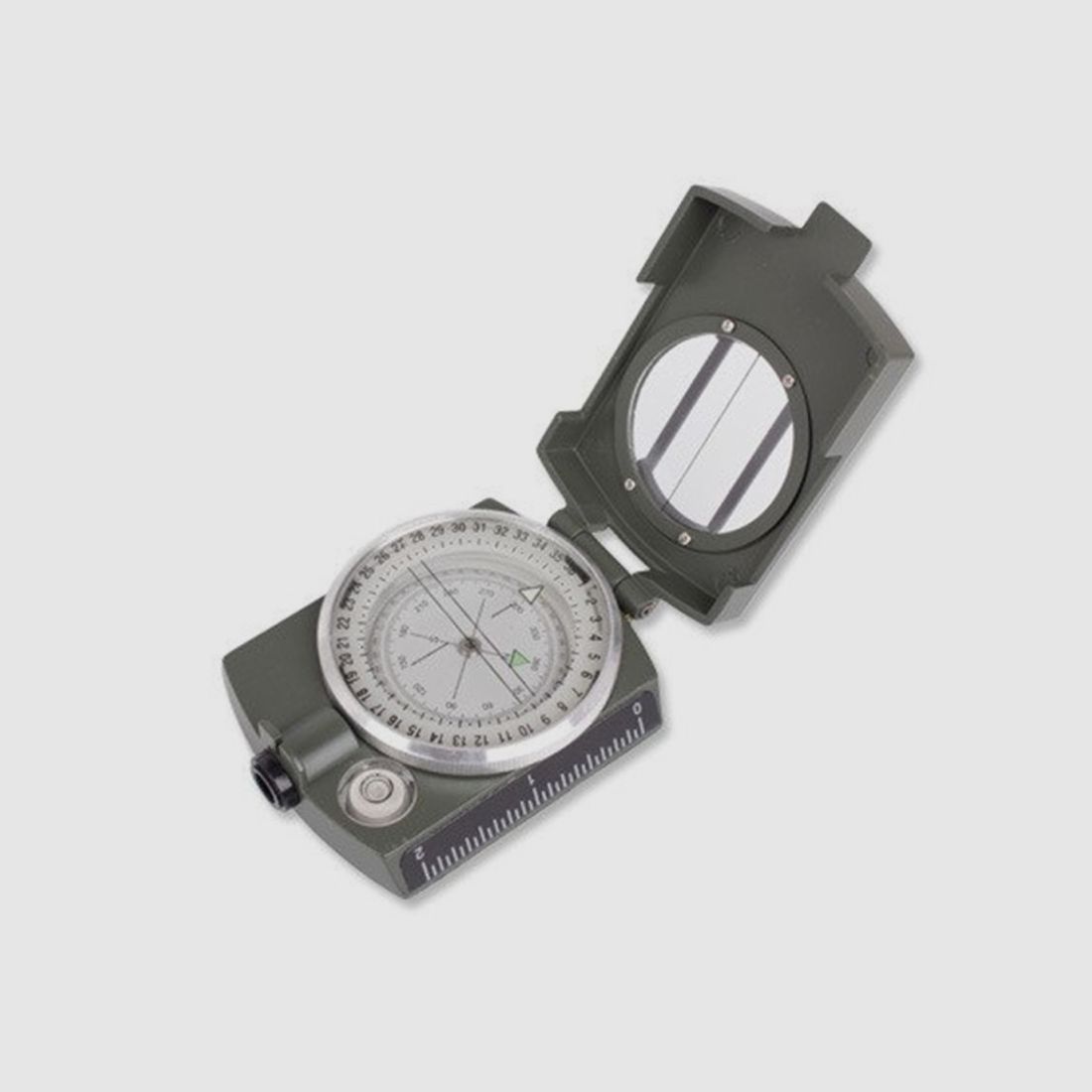 KOMPAS MIL-TEC ARMY BRÚJULA DE METAL CON FUNDA, imagen 1 de 3