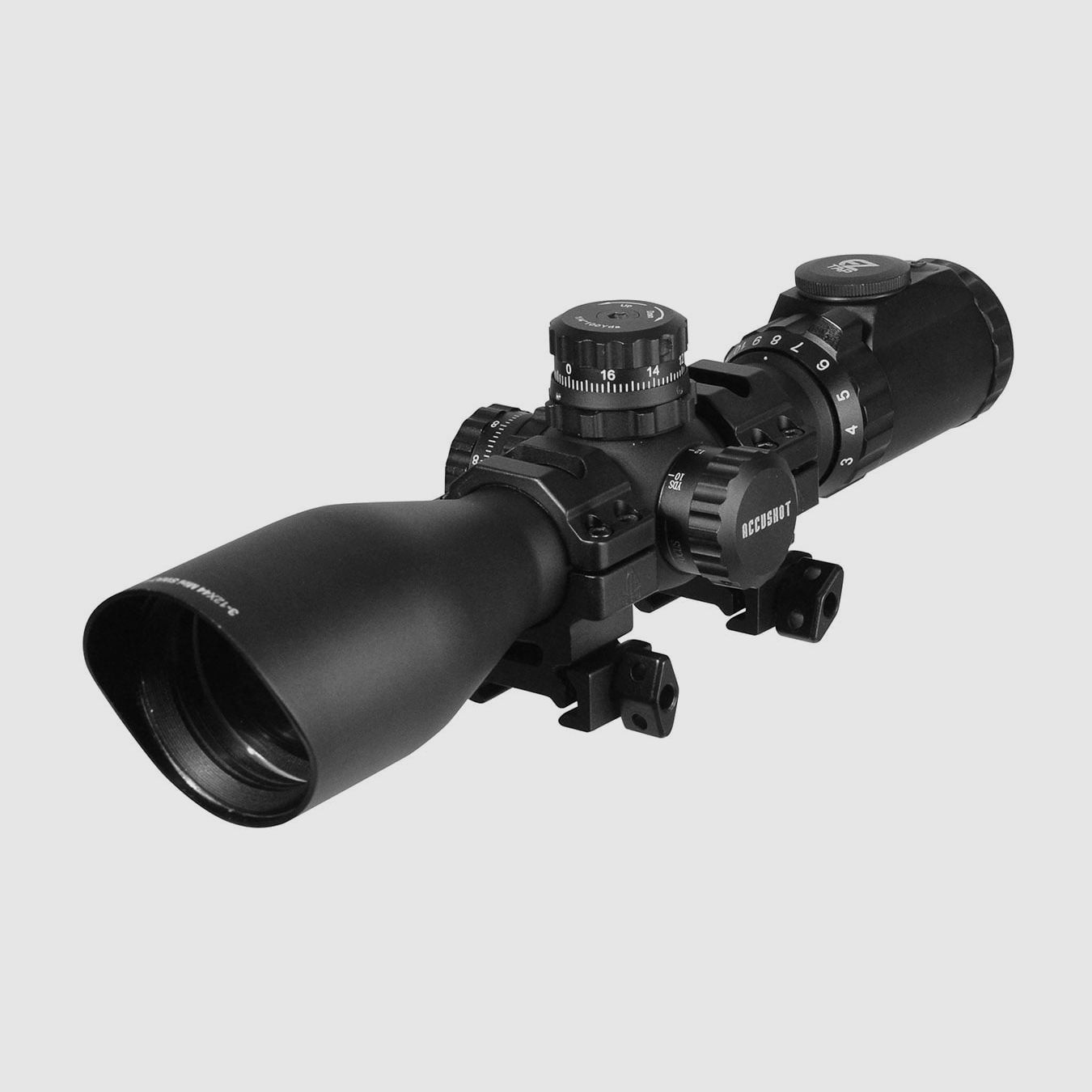 Leapers 3-12x44 30mm Glass Mil-Dot Scope