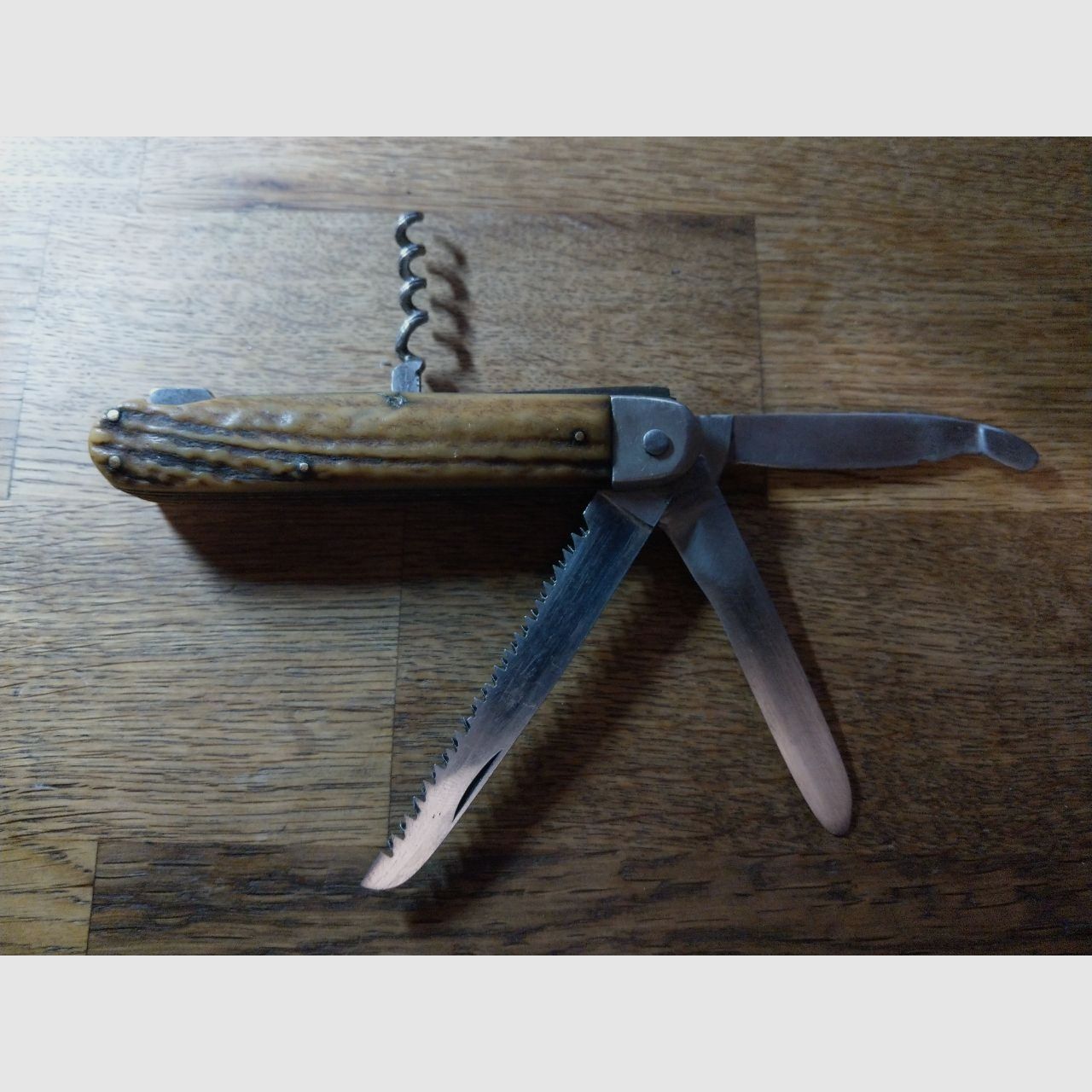 Jagdmesser Hirschhorn von der Firma Anton Winger aus Solingen