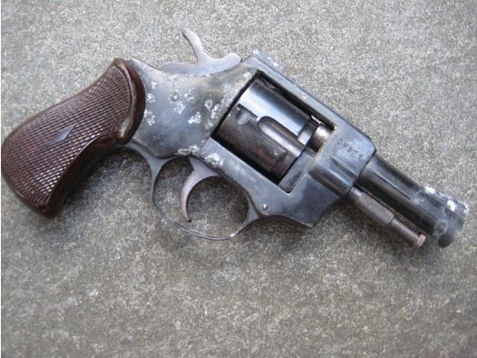 Gasrevolver Arminius, 9mm, Herstellungsnummer 208371