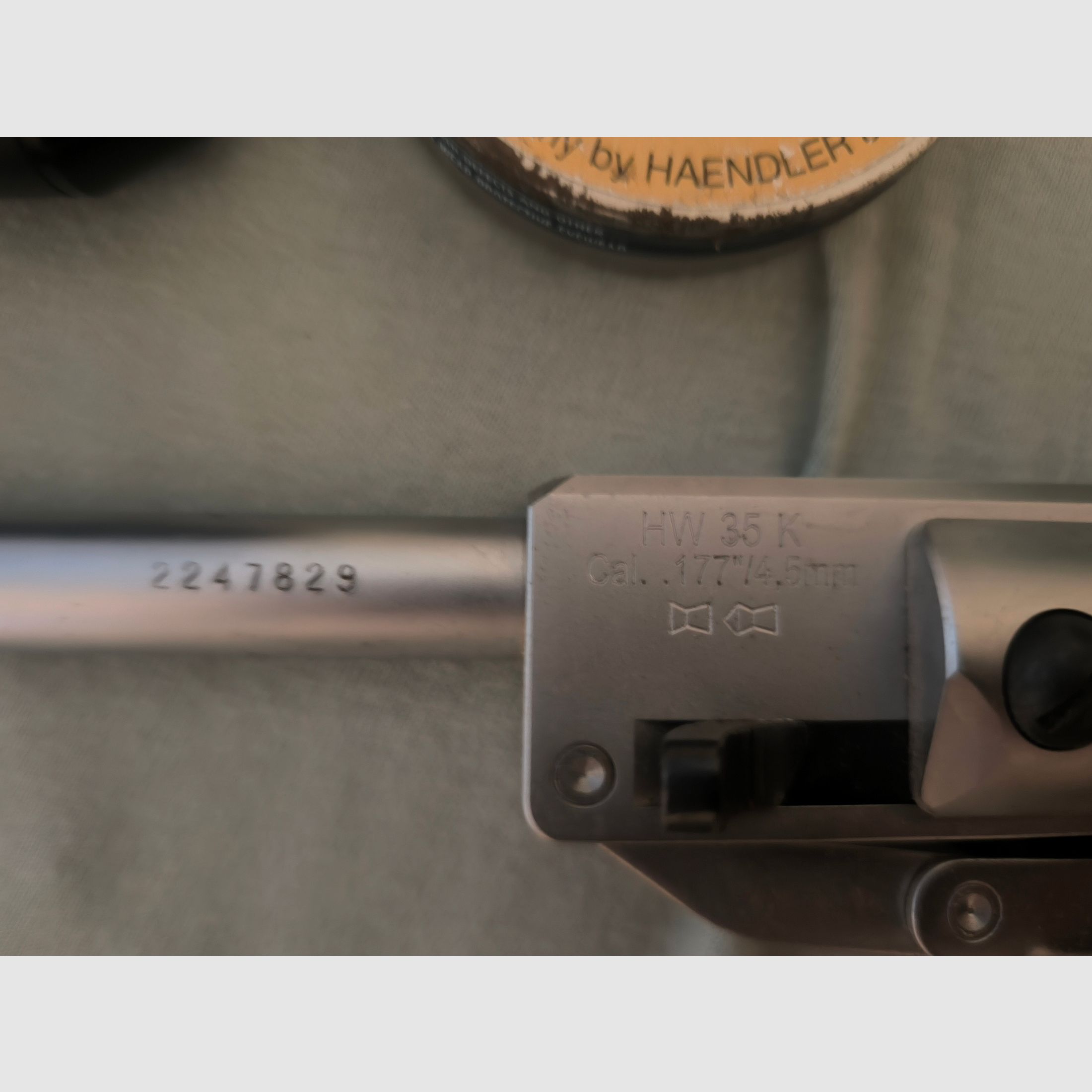 Luftgewehr Weihrauch HW 35 K · .177 / 4,5 mm · guter Zustand + Zubehör