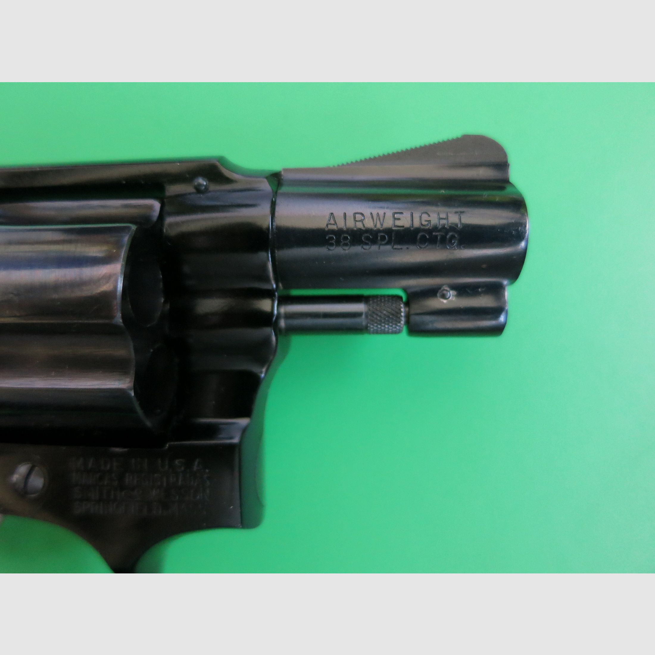 Revolver Smith&Wesson Mod. 38 Airweight Bodyguard, .38 Special, 2" Lauf, Jäger/Sammler, wie neu   #39