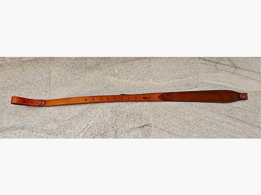 Leather rifle sling