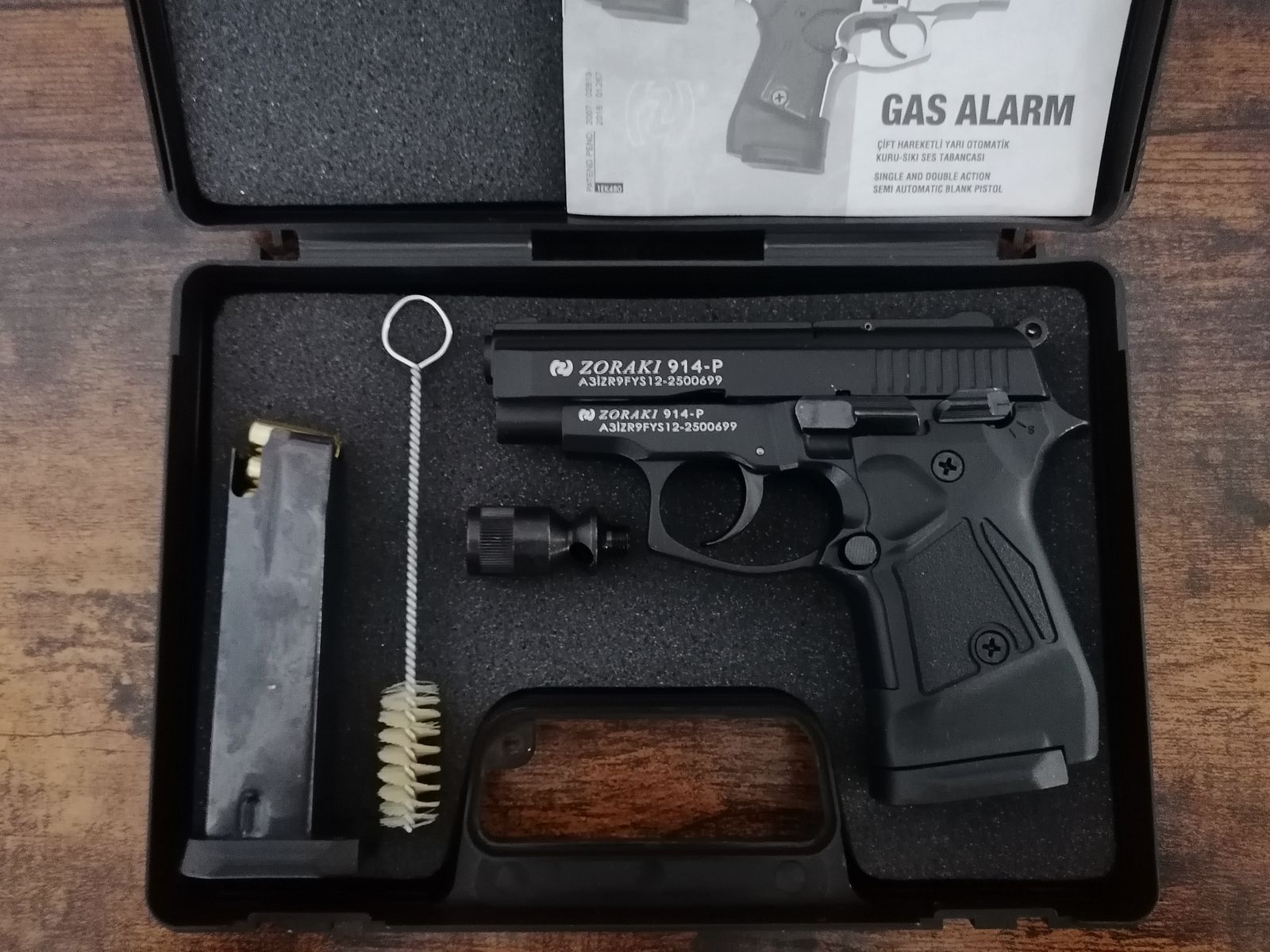 !!NEUWARE!! Zoraki 914 Schwarz 9mm P.A.K im Originalkoffer mit Zubehör