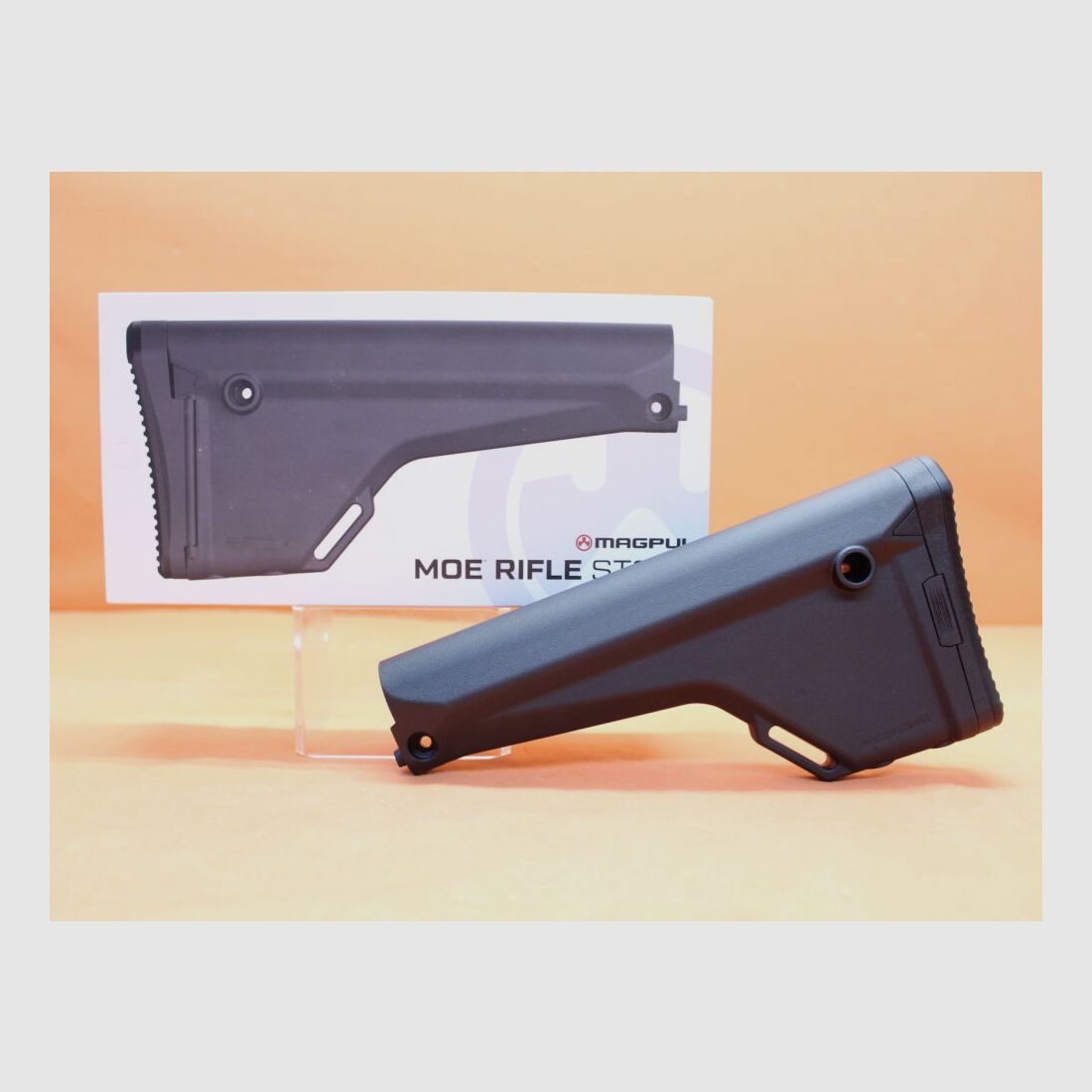 Magpul AR-15: Buttstock Magpul MOE (MAG404-BLK) Rifle Stock Polymer Black/ Festschaft schwarz