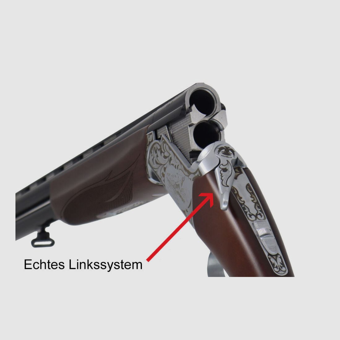 Fusil à deux canons superposés Huglu Ventus Lightweight avec système de liaison réel