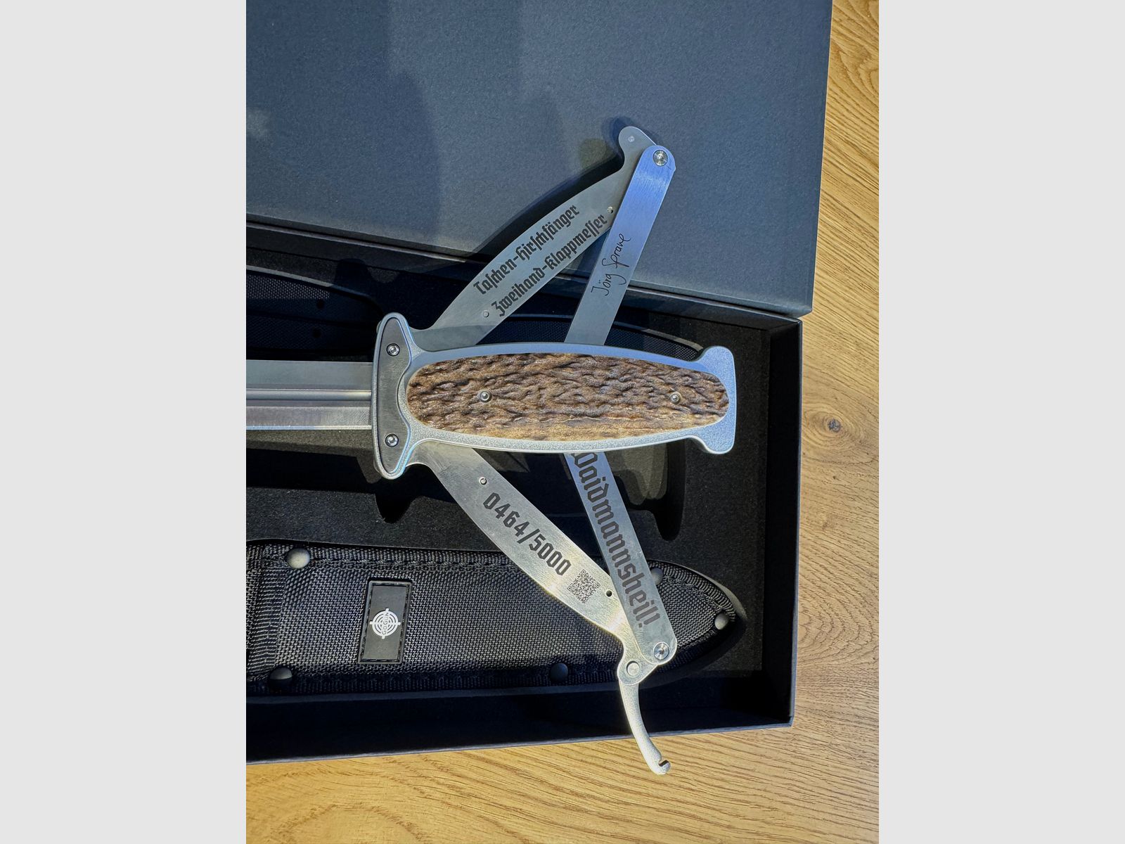 Couteau de chasse Hirschfänger Pantograph Reloaded – Édition limitée pour collectionneurs / Couteau de chasse Hirschfänger