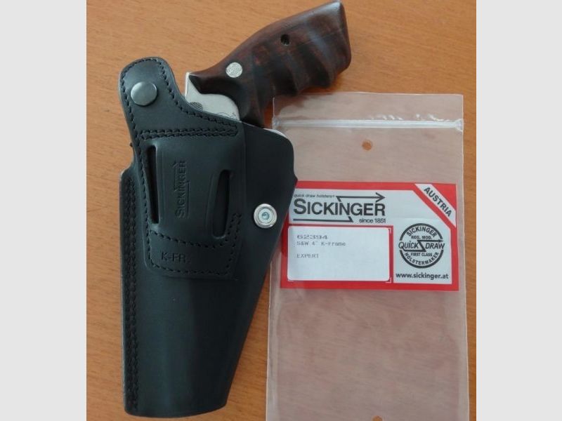 Sickinger Sickinger Holster EXPERT schwarz für Revolver S&W 4" K-Frame