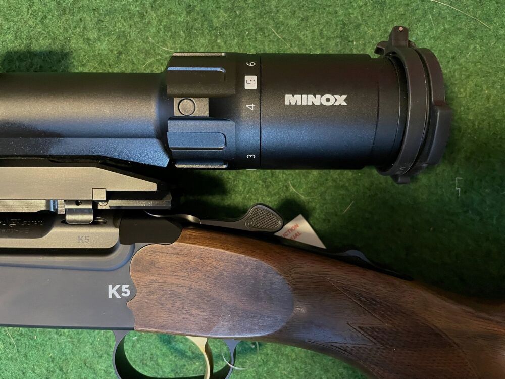 Merkel dream weapon MERKEL KIPPLAUFBÜCHSE K5 EXTREME .308 Win. Mounted zeroed in