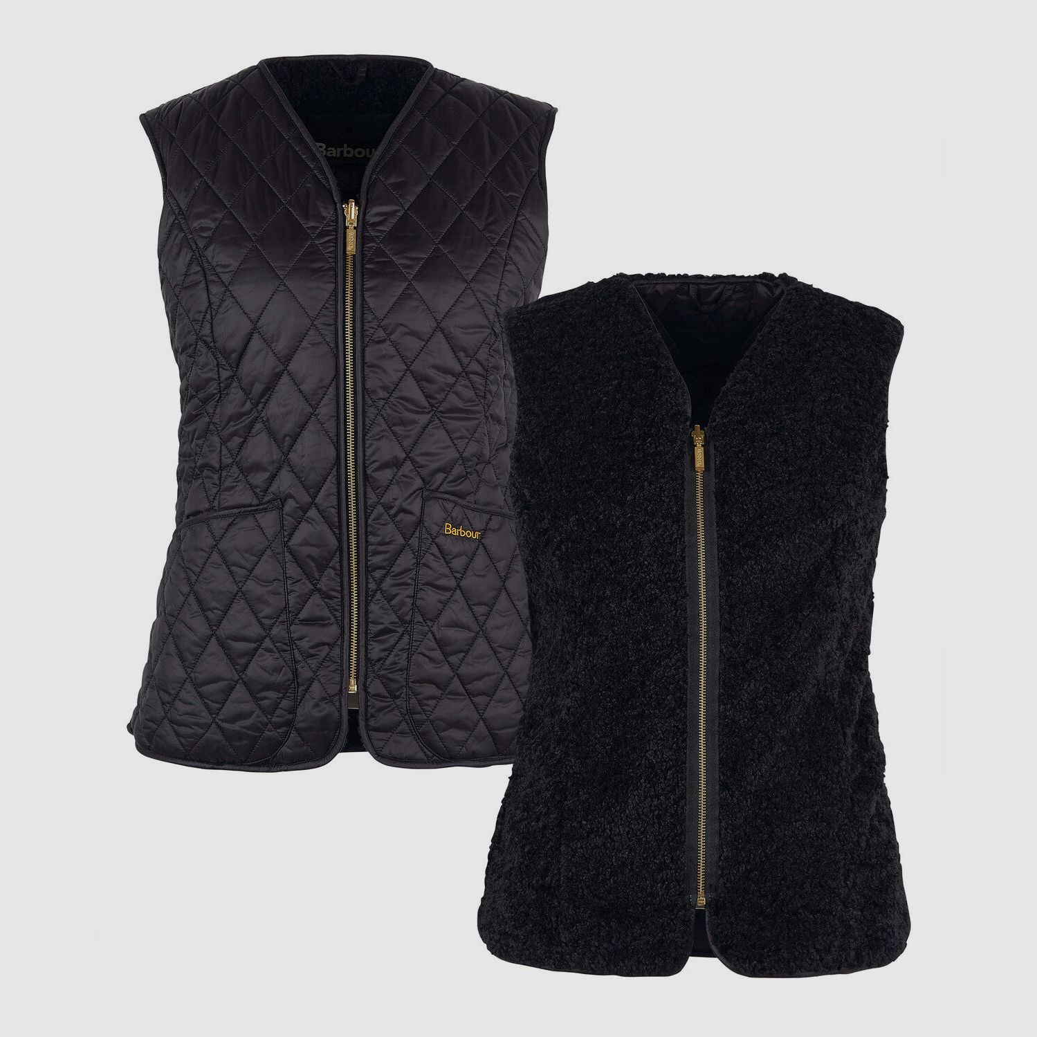 Barbour Fleeceweste schwarz