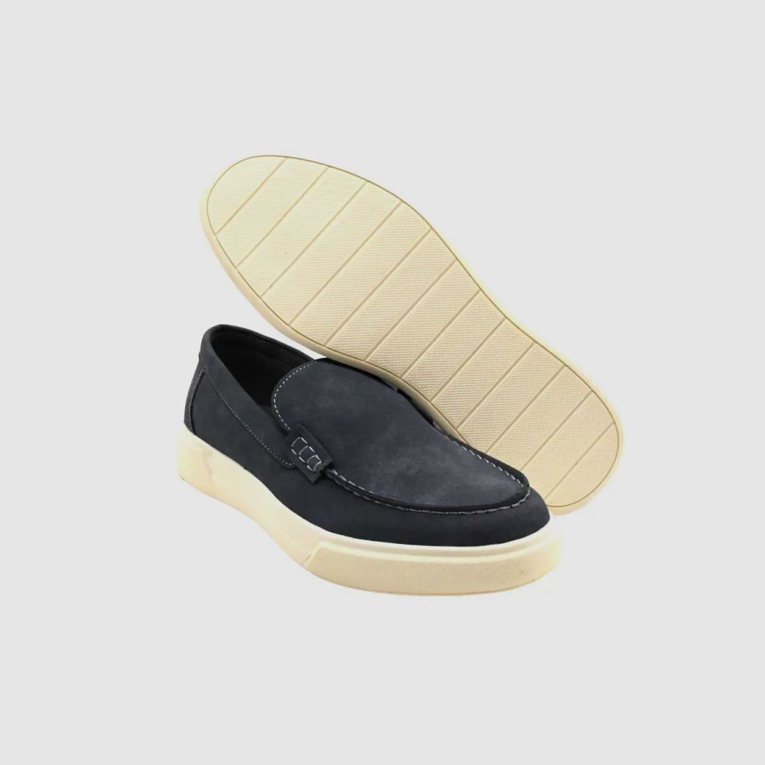 Mocasines azules de textil con suela de PU mesh de la talla 40 a la 46, imagen 11 de 13