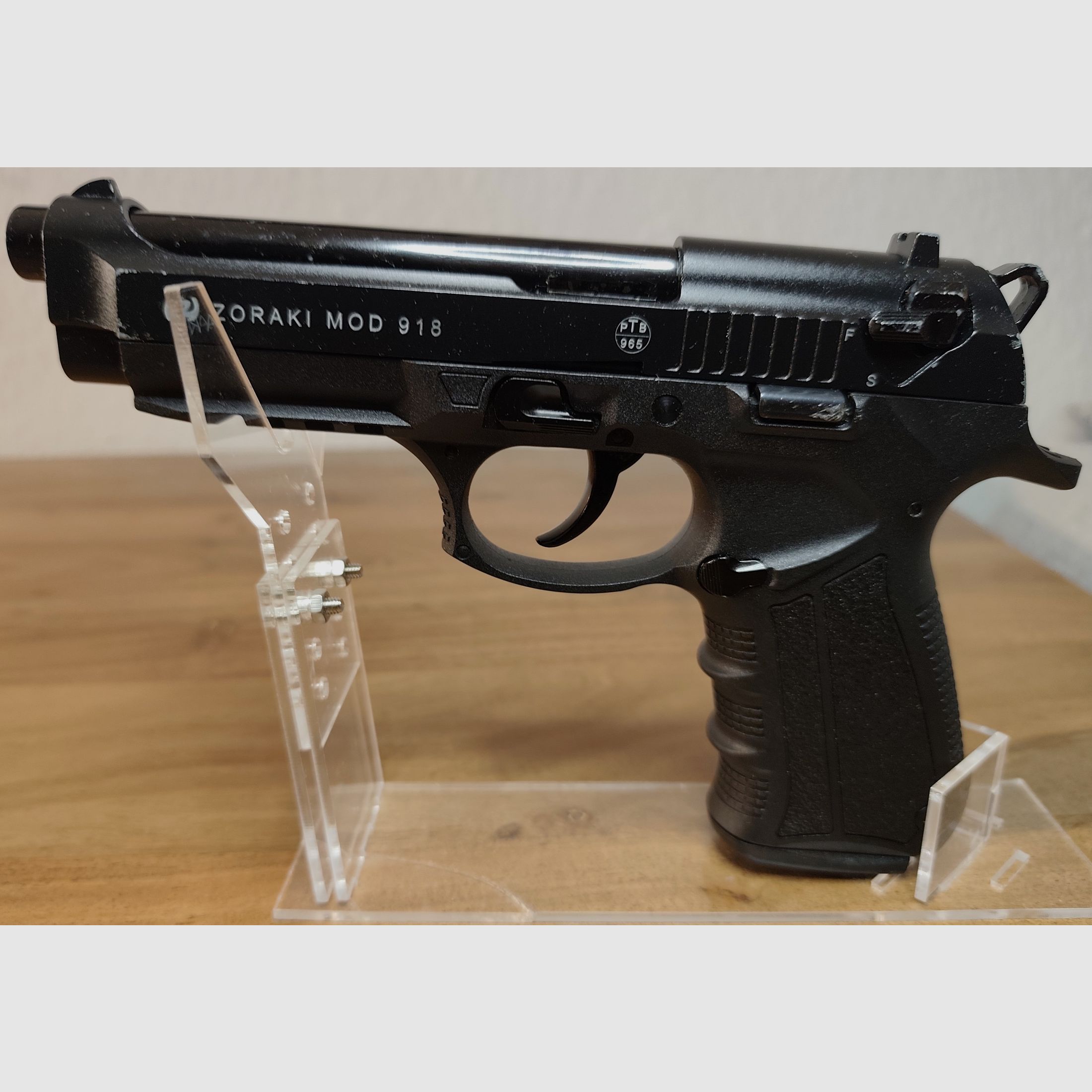 Zoraki 918 Kaliber 9mm P.AK. PTB 965 OVP + Munition
