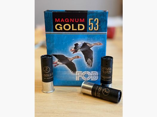 FOB Magnum Gold 53 - 12/76 - 53g - Nr. 2 (3,7mm) - Plomo