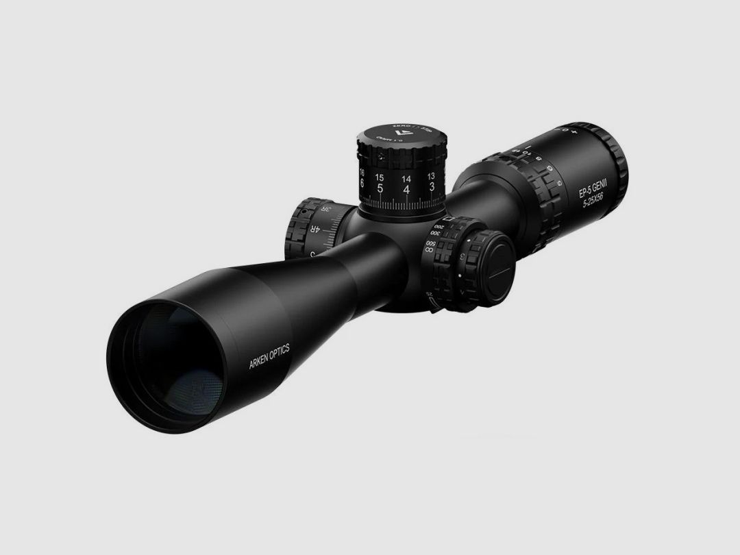 OTTICA DA LUNGA DISTANZA ARKEN EP-5 GENII 5-25x56 FFP RET.MIL-TOR, immagine 1 di 6