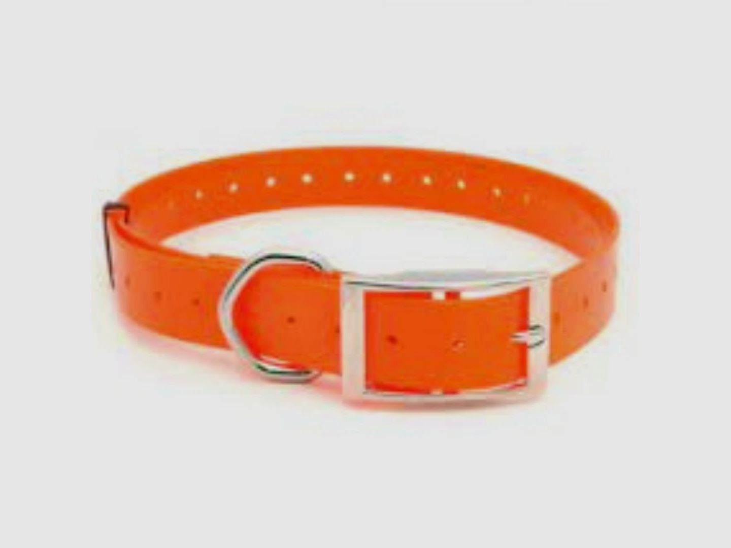 Smalle PVC Halsband Oranje