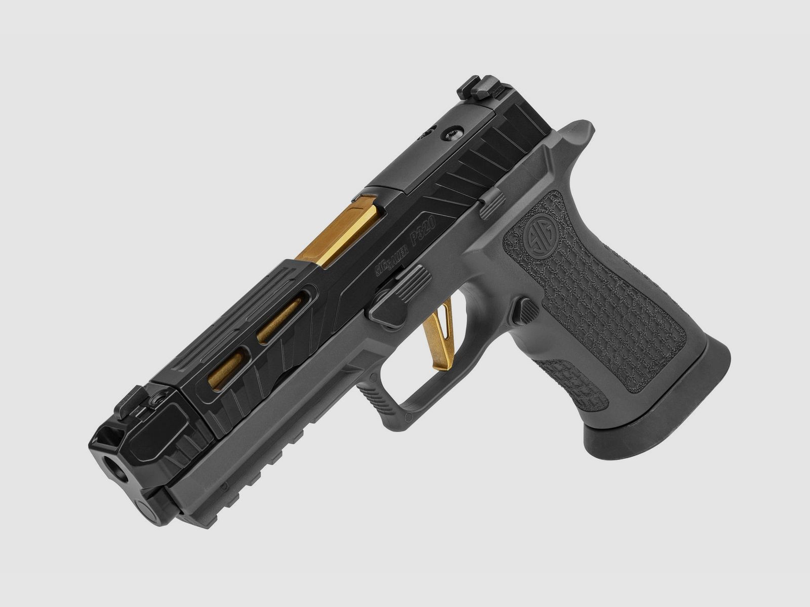 Sig Sauer P320 Spectre Comp. Schwarz/Gold 9mm Luger - Selbstladepistole