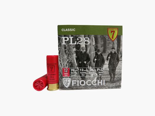 Fiocchi PL 28 Patronen Kal. 12/70 28 g Bleischrot 7