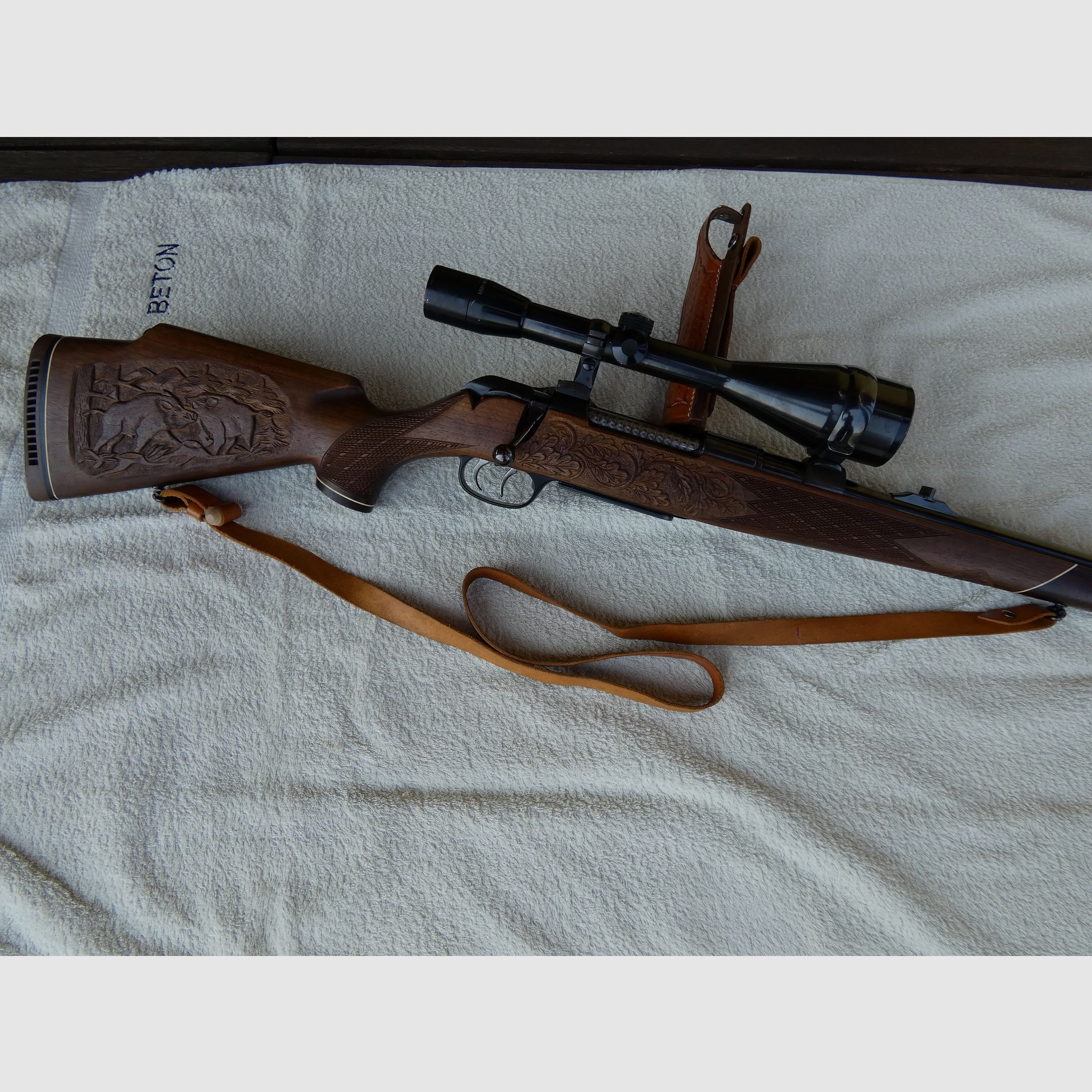Repeating rifle Krico 6,5x57 with Kahles 8x56