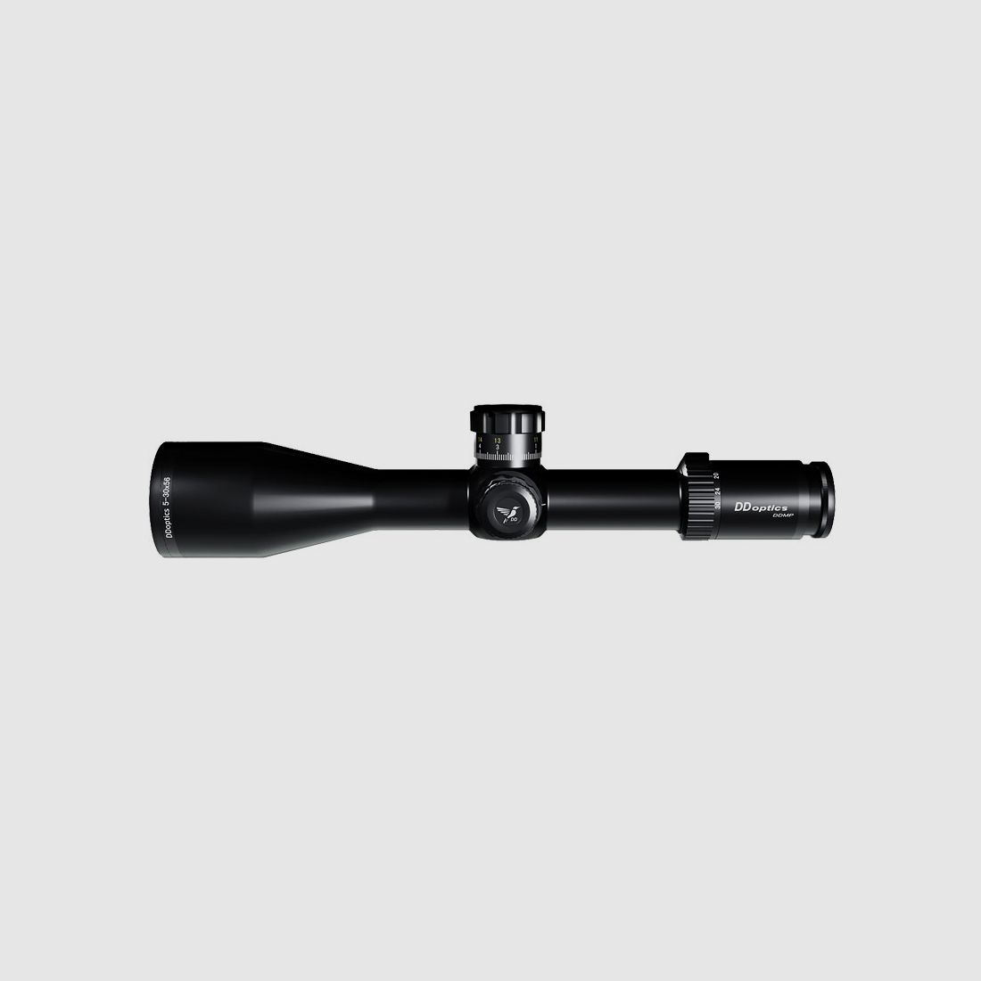 DDoptics ZF Nachtfalke V6 5-30x56 DDMP tacA + punto illuminato in fibra ottica + iPoint