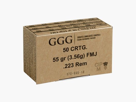 GGG .223 Rem. Vlm BT 3,6g/55grs.