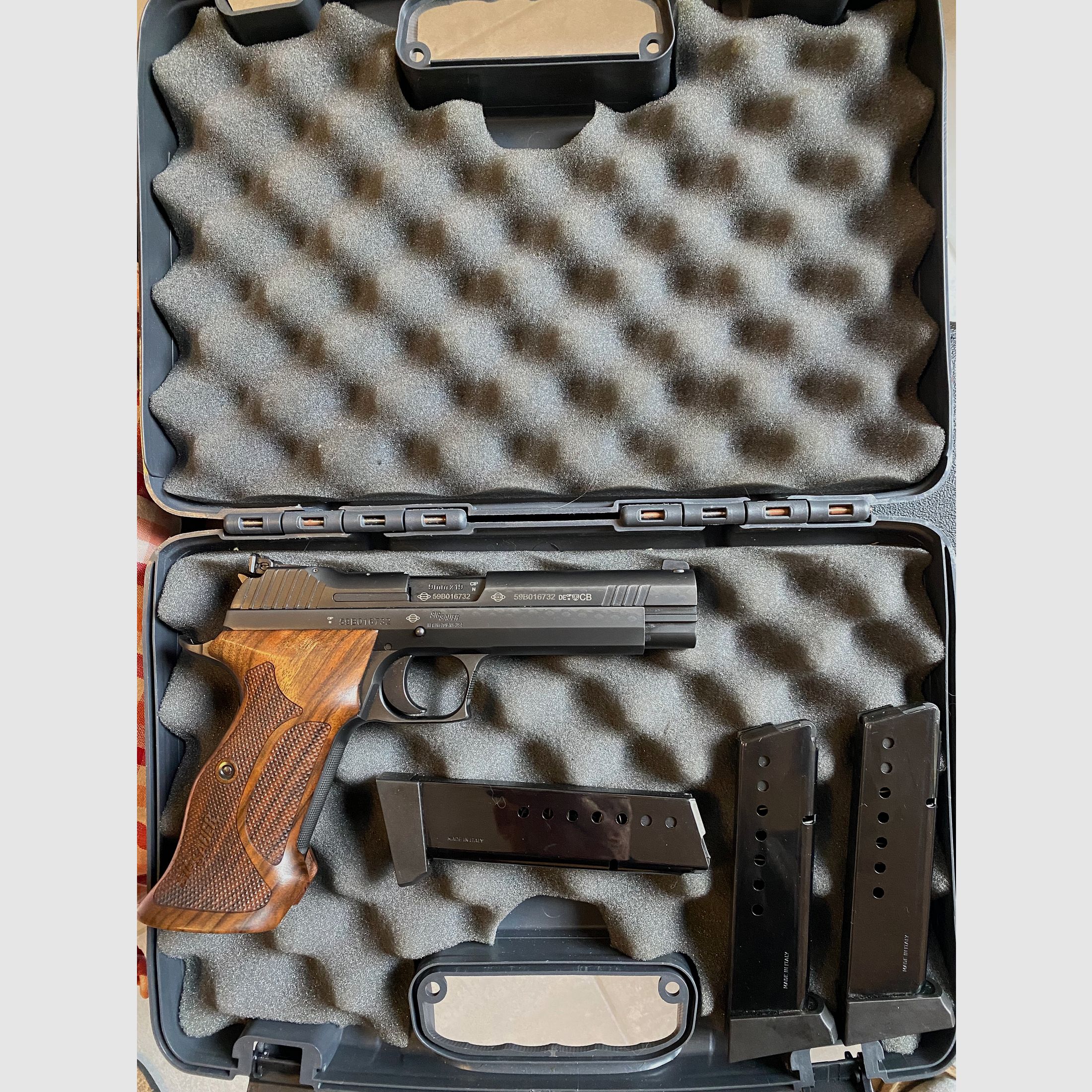 SIG Sauer P210 Target, kaliber 9mm Luger -Top staat!-