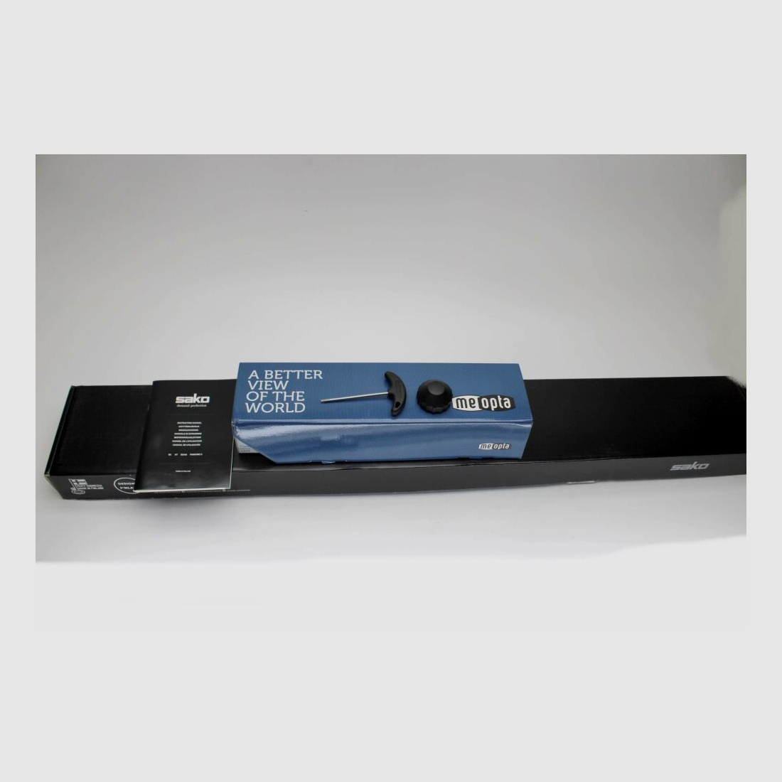 Rep. Büchse Sako 85 Varmint Kurz kannelierter Lauf Meopta 3-12x56 auf Dentl .222Rem