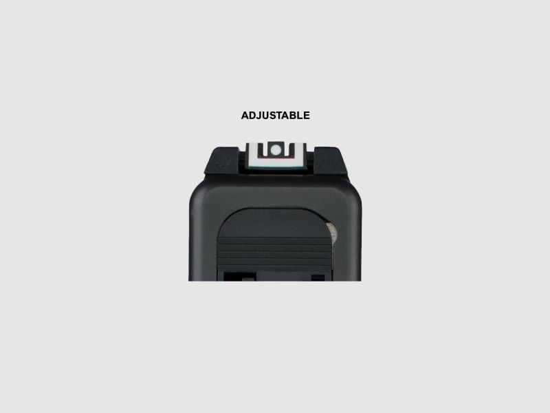 GLOCK 2178494 Mirino posteriore, plastica, regolabile
