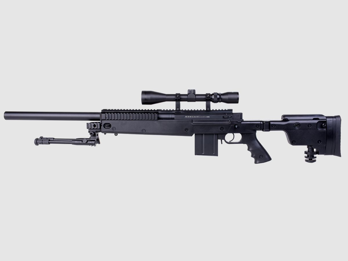 GSG 4406 Sniper Zwart 6mm - Airsoft Veerdruk