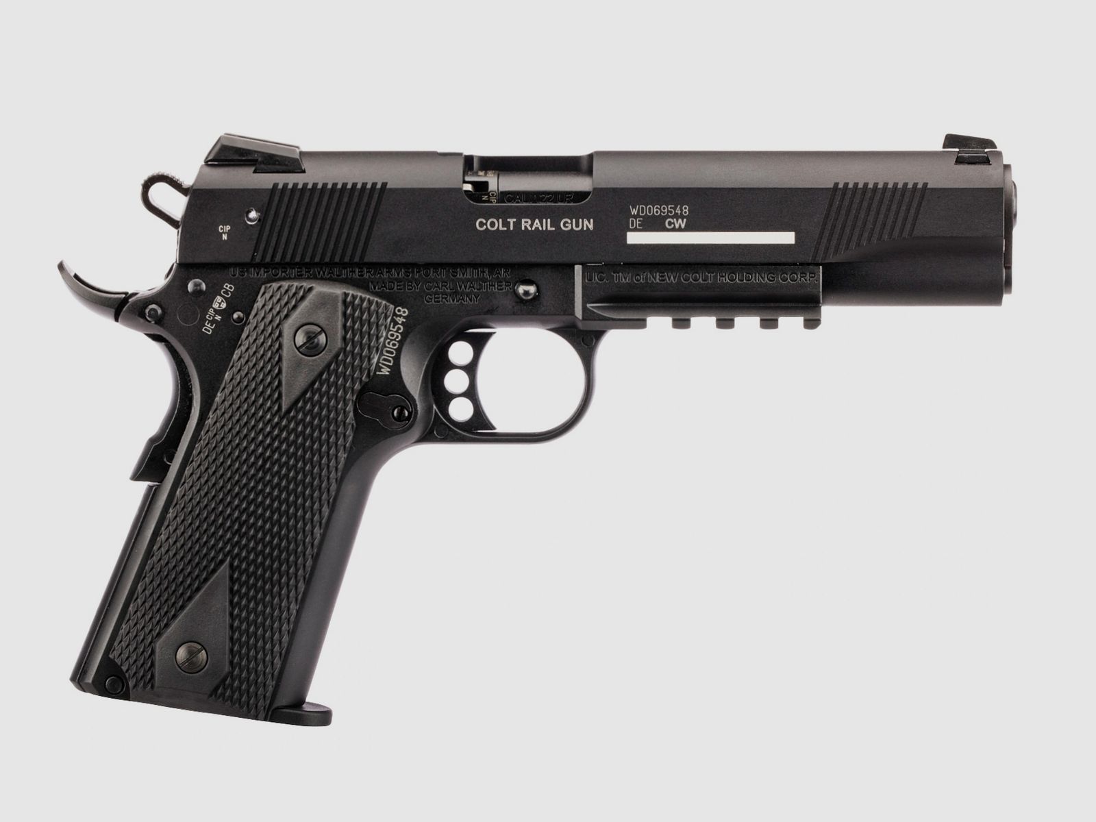 Colt pistol 1911 rail gun .22lr. So Po 12S